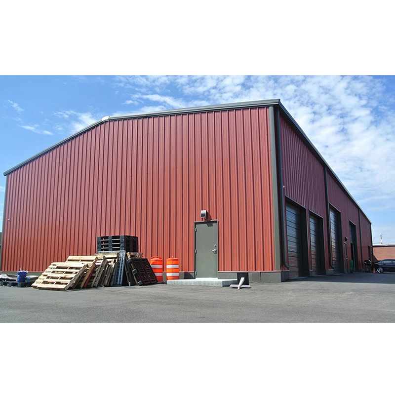 Склад стальных конструкций Hangar Промышленный завод Предстальное здание Стальная конструкция