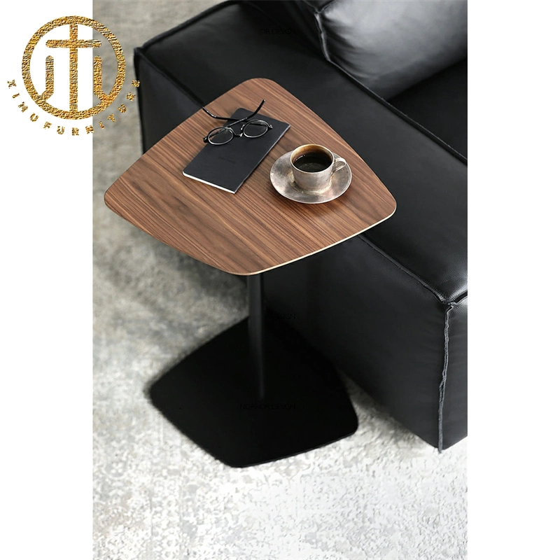 Small European Style Solid Wood Simple Home Side Table, Movable and Stable Side Table