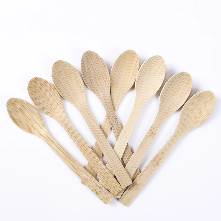 Eco Biodegradable Disposable Bamboo Cutlery Spoon/Fork and Knife