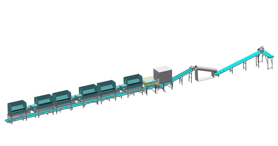 High Accuracy 3 Hoppers Computer Scale Control Fertilizer Batching System