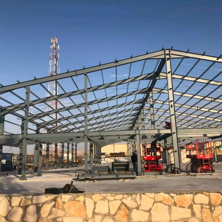 Gable Frame Light Metal Building Prefabricated Industrial Steel Structure Warehouse Construction