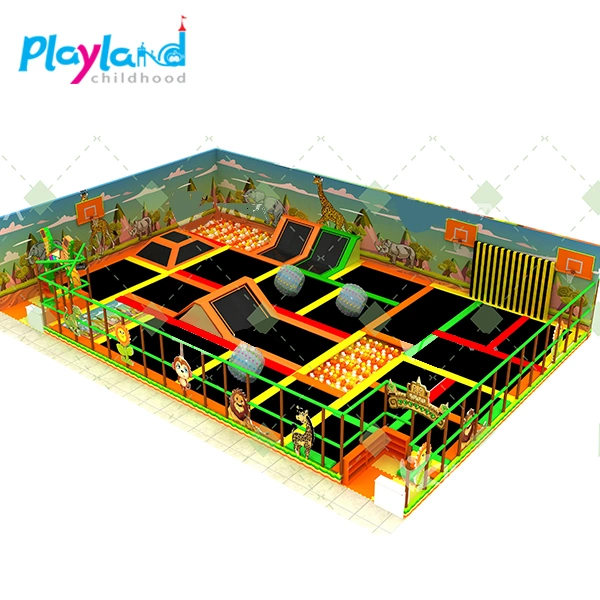 China Indoor Soft Playground Rainbow Castle Indoor Tree House Playground