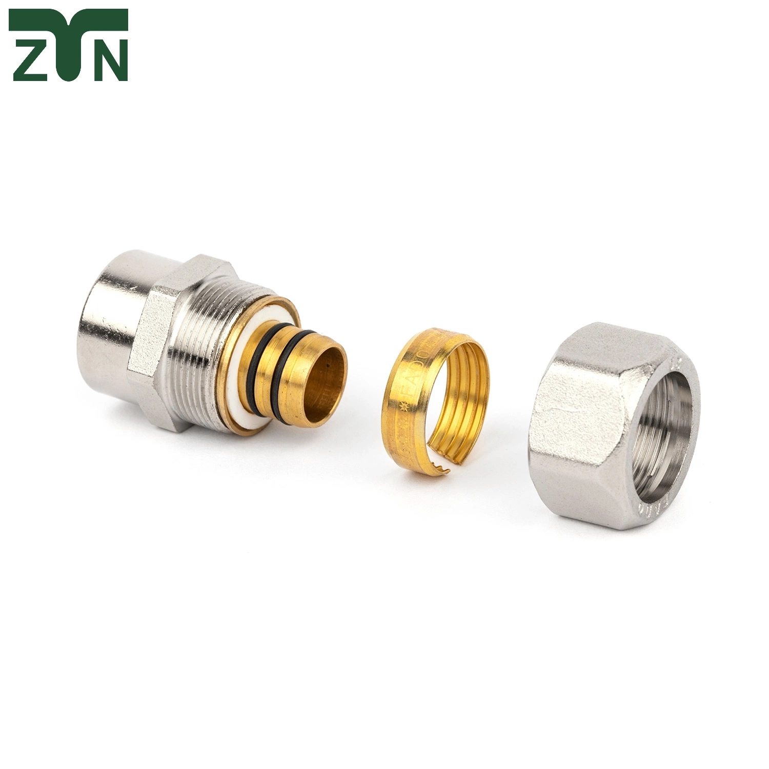 Combination & Joint Fittings Spare Part Threaded Brass Compression Fitting