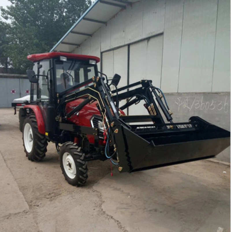 Hydraulic Front End Loader Mounted Onto Tractor