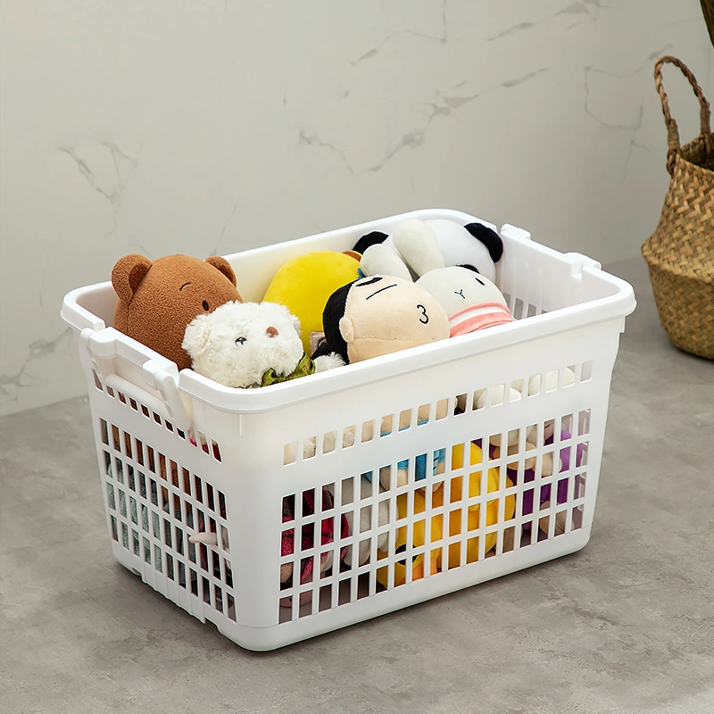 0147 Manufacturer Plastic Household Storage Basket Drain Basket Bathroom Washing Drying Storage Strainer Basket