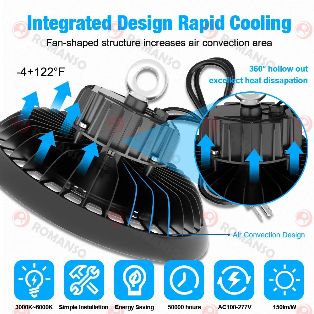 Safety Rope Interior 150W High Bay Light LED