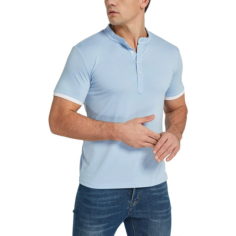 2023 Summer Men&prime; S Short-Sleeved Polo with Collar Polo Shirt