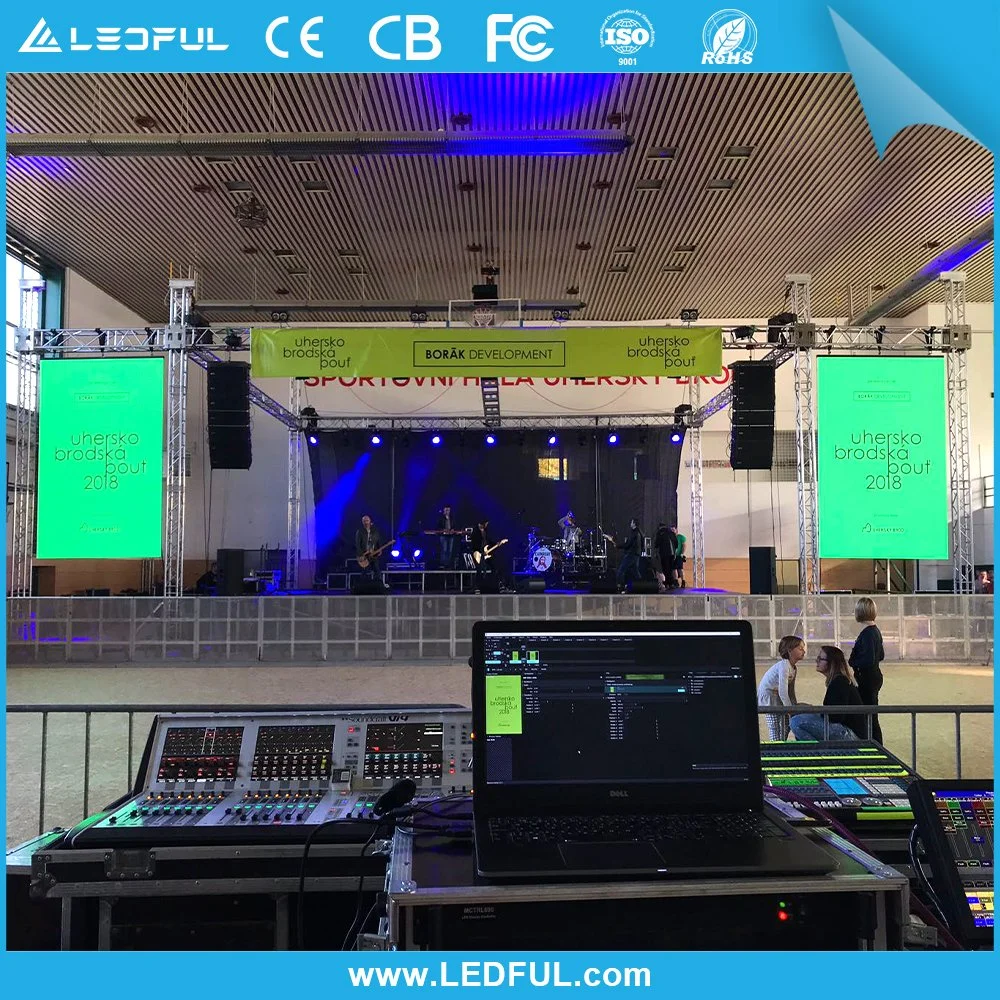 Window P3.91 Outdoor P3.9 3.91 500 X 500 Rental LED Screen Display