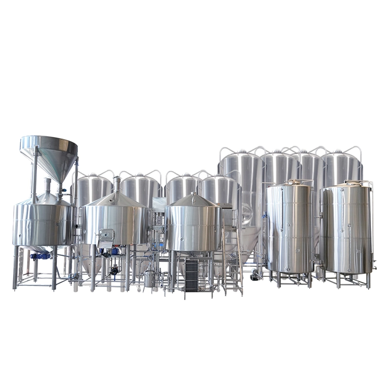 40bbl 3-Gefäß Dampfheizung Edelstahl Industrial Automatic Brewery Equipment