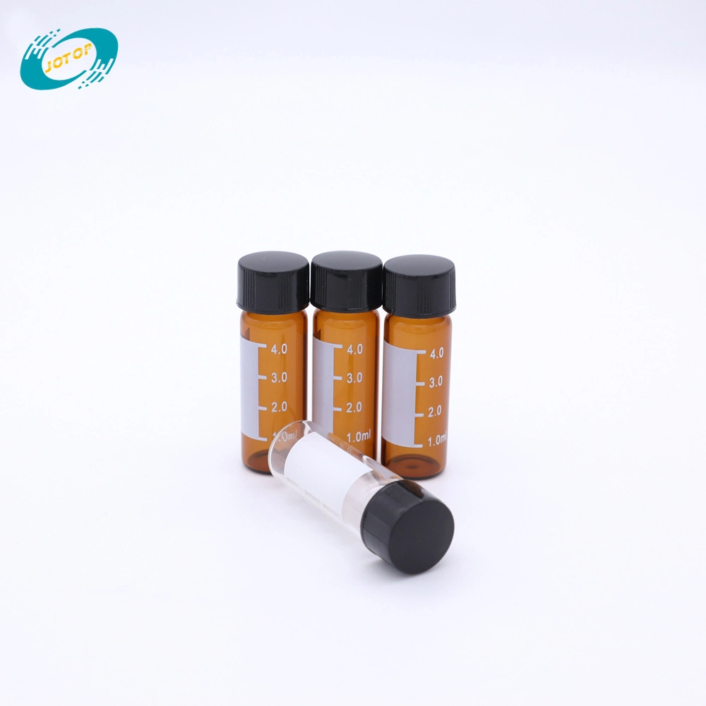 4ml HPLC 13-425 Brown Borosilicate Glass Vial with Writing Point