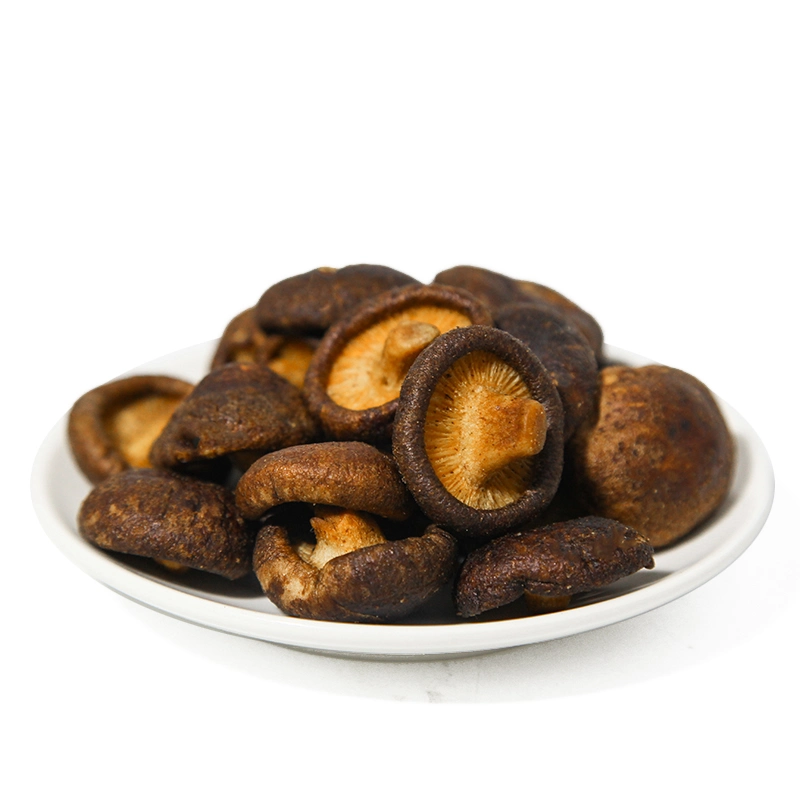 Low Temperature Dried Vegetable Snack Vacuum Fried Shiitake Mushroom Chips