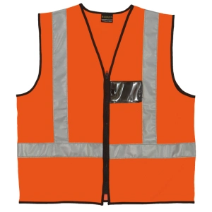 CE En20471 High Vis Pink Reflective Vest Safety Jacket with Pocket PPE Safety Equipment