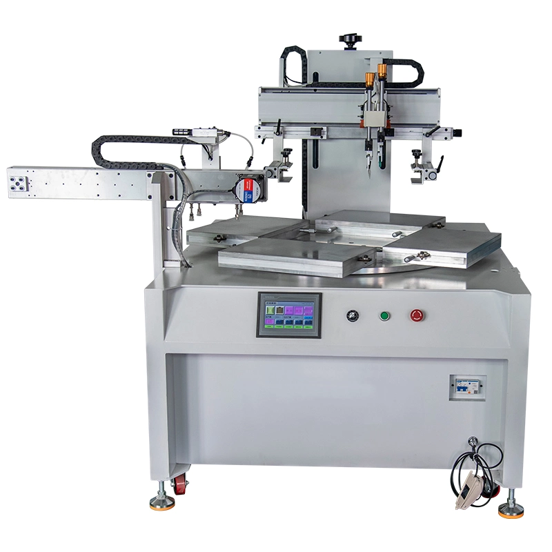 Zt-4s-2030-Yy Four Position Semi Automatic Servo Rotary Screen Tea Bag Outer Packaging Printing Machine