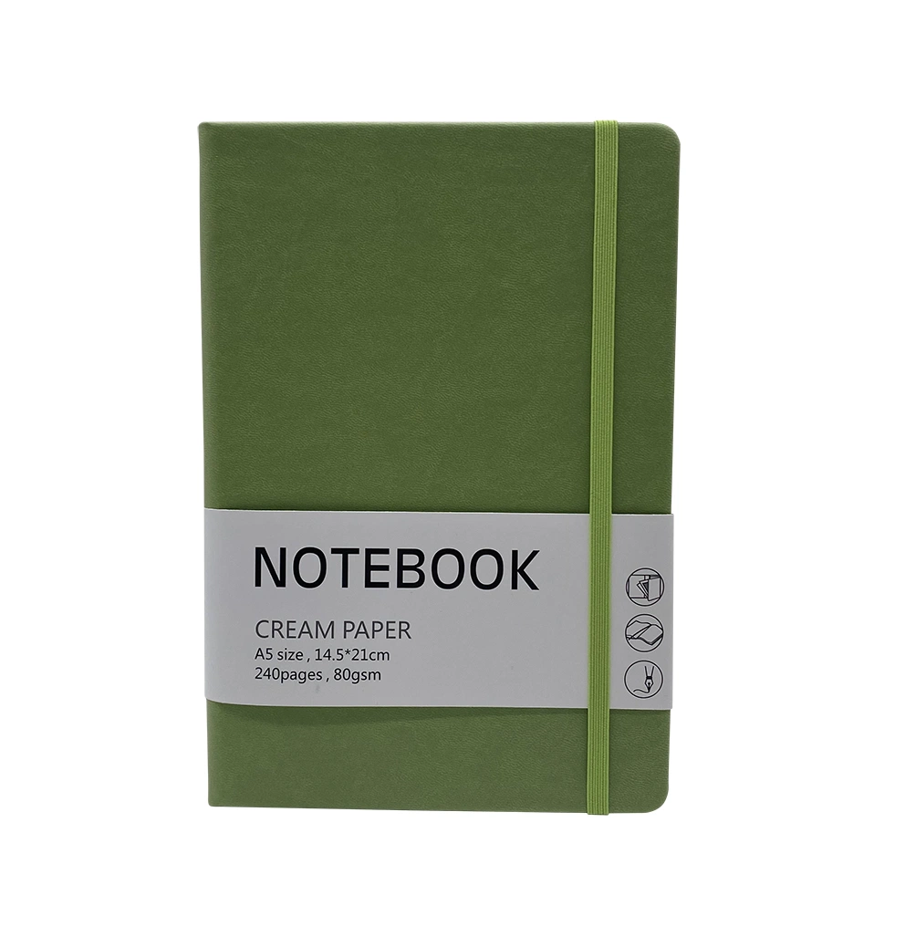 Custom School A5 Lederbuch, Schreibwaren Planner Notizbuchdruck, Personal Journal Hardcover Notizbuch