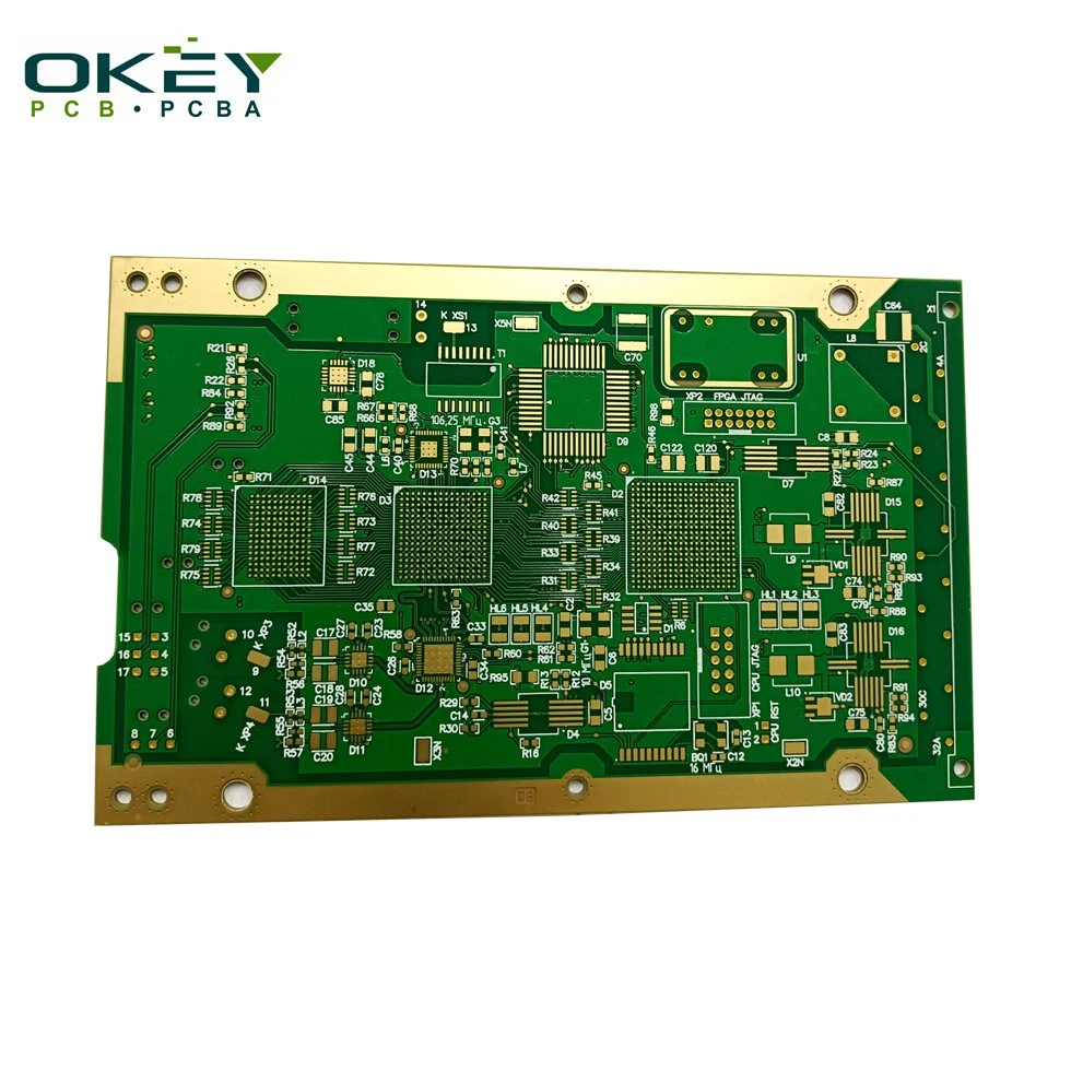Diseño de placa de circuito impreso multicapa del Circuito de Oro de inmersión de LED flexibles FPC PCB