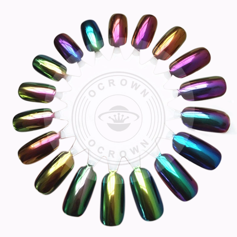 Mirror Chameleon Pigment Car Spray Painted Pigment Manicure Nail Art Chrome Pearl Pigment