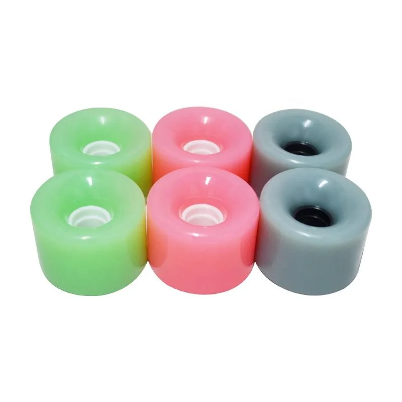 Cheap 70% Rebound Skateboard Slide Custom Printed 70mm Set Longboard Wheels