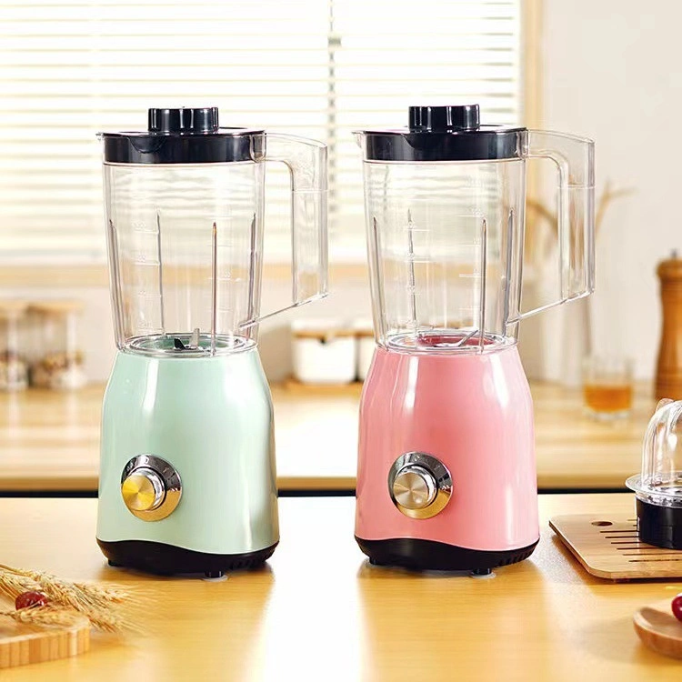 Smoothie Kitchen 1500W Professional Countertop Blender 27, 000rpm for Shakes with Plastic BPA-Free Cup, 6 Stainless Steel Blades and 2 Speeds & Pulse Function