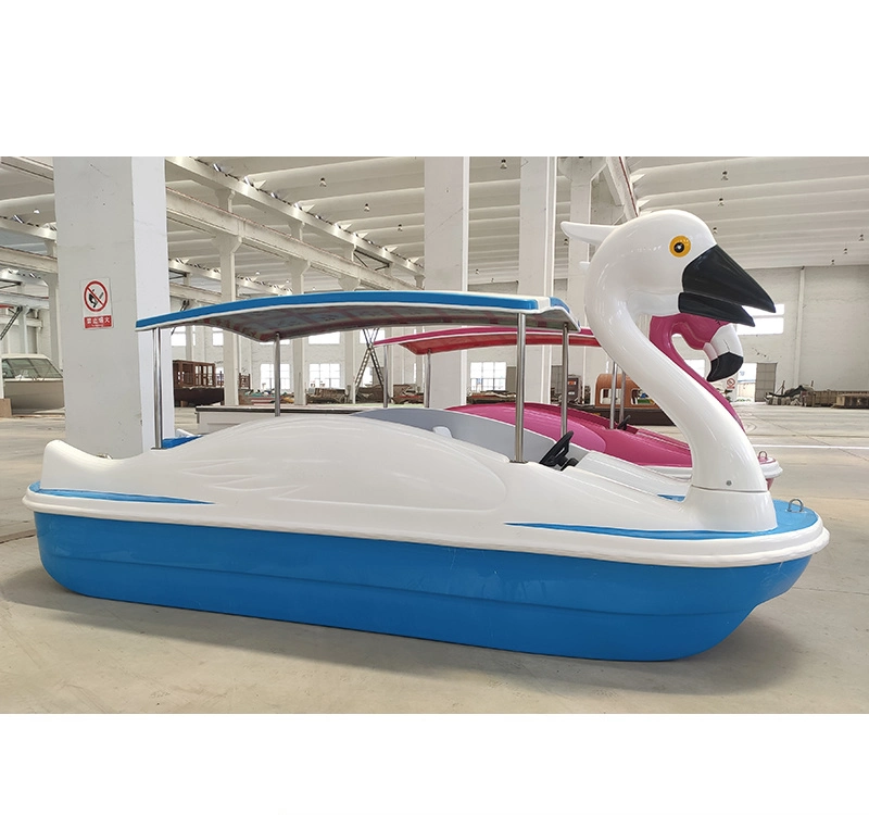 4.7m/15.4feet Egret Shaped Electric Boat for Outdoor Recreation in Park