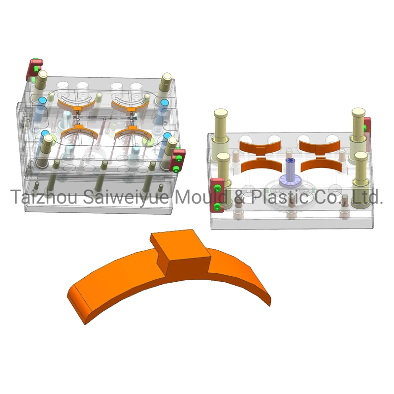 PVC Drain Pipe Mold Plastic Throttling Valve Handle Part Injection Mould