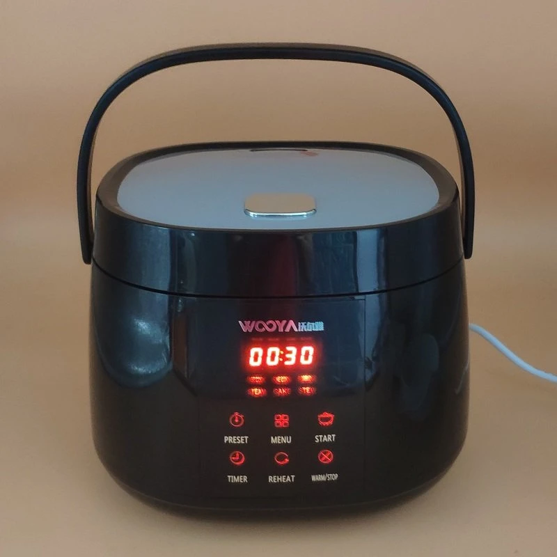 Cocina con electrodomésticos inteligentes de alimentos con control digital de ajuste de tiempo de retardo