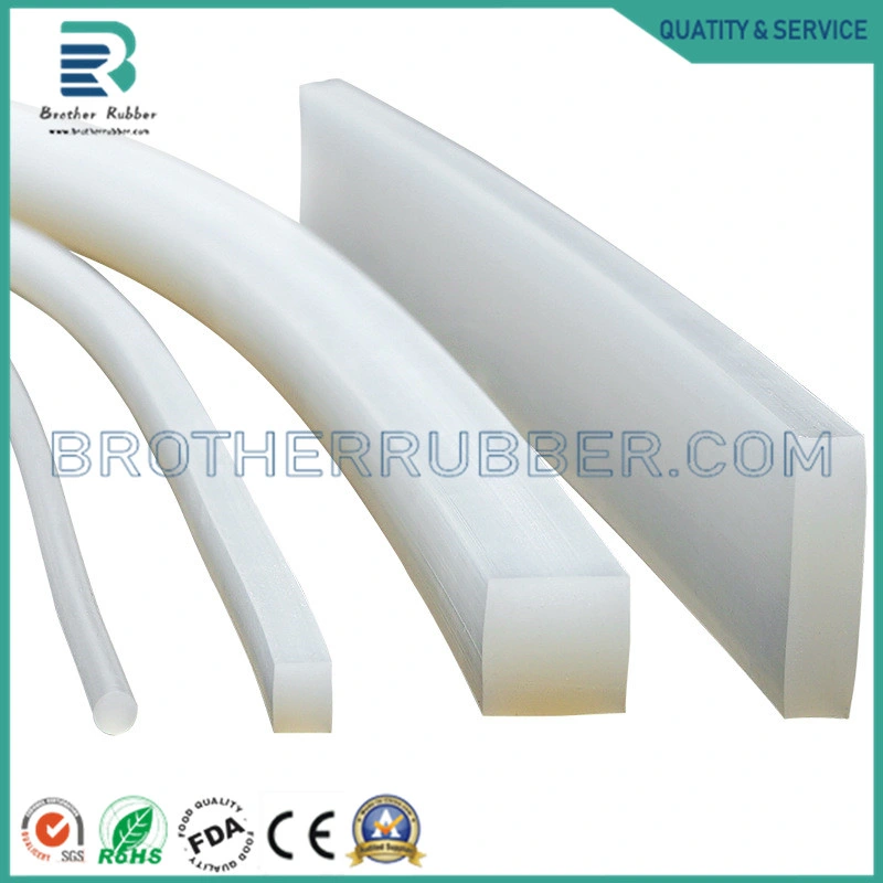 Rubber Solid Square Waterproof Shock-Absorbing Silica Gel Sealing Strip