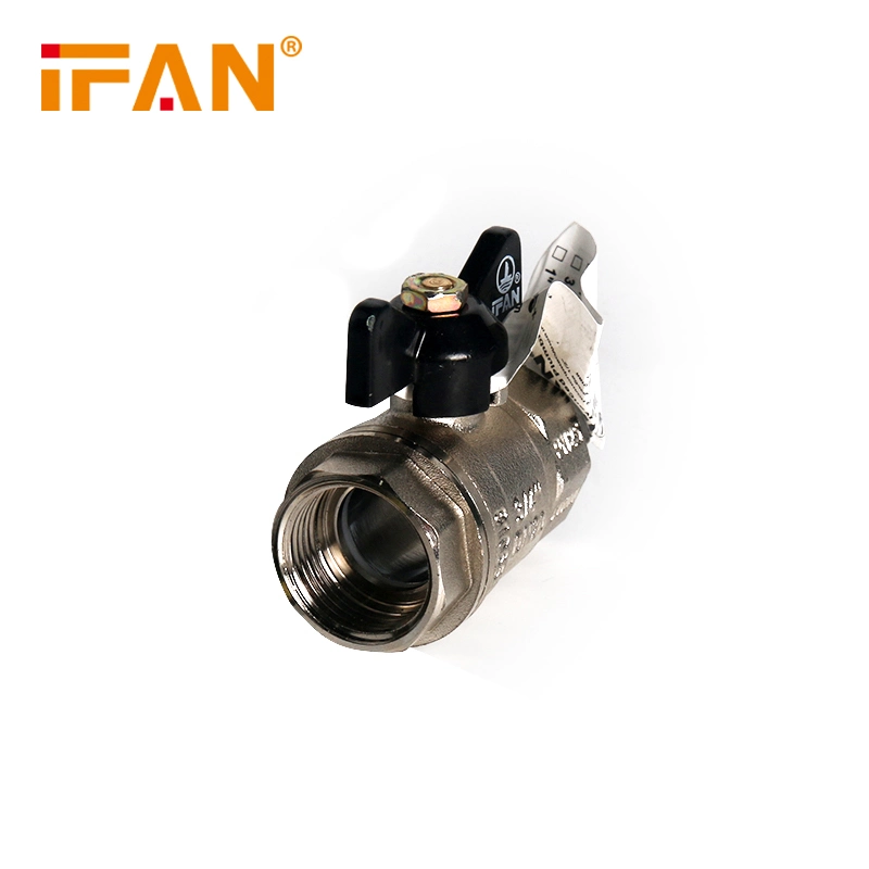 Ifan High quality/High cost performance 81065 Type DN20 Female Brass Ball Valve Butterfly Handles