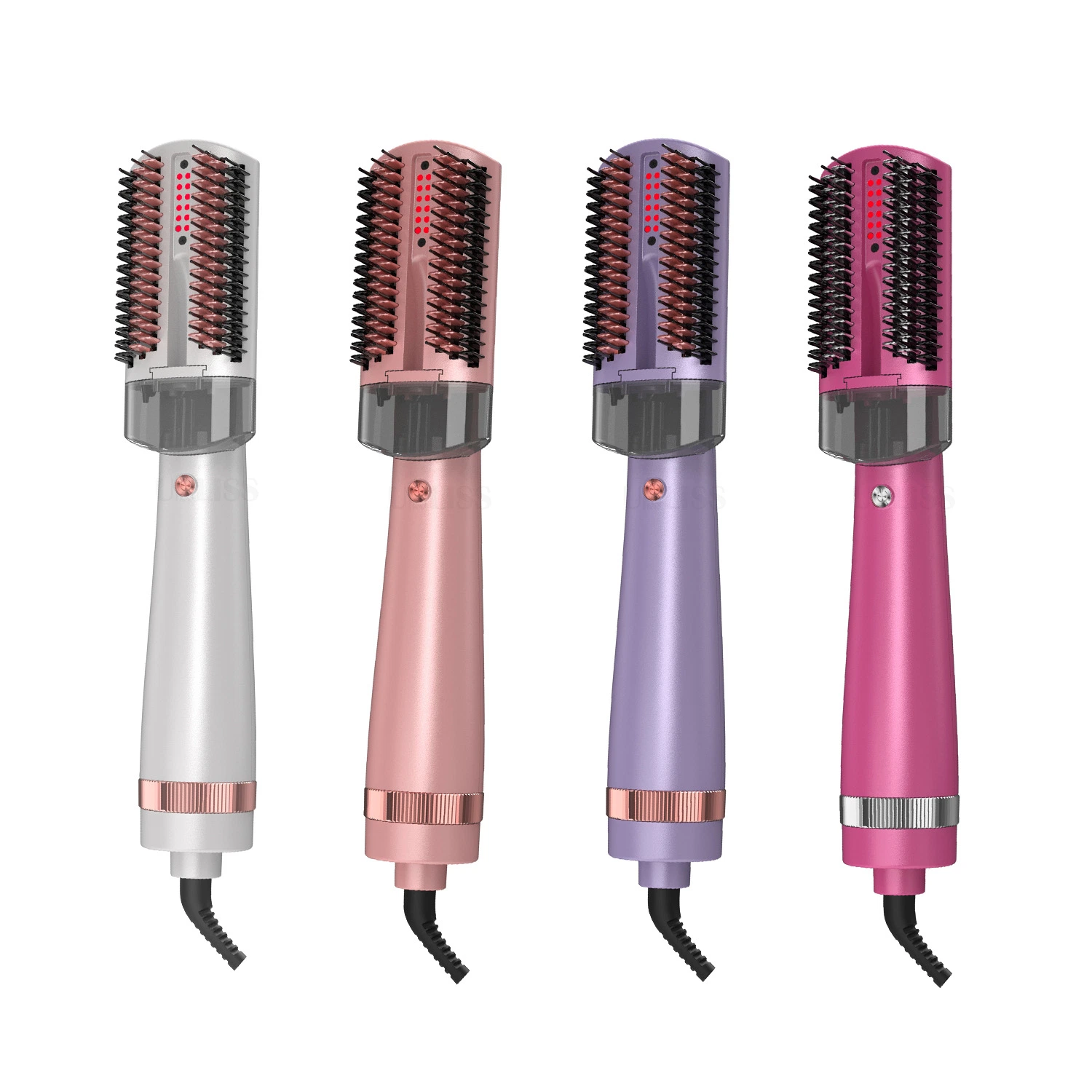 Profesional 3 en 1 pelo de belleza Secador de pelo Plancha de pelo Aire caliente Comb Secador de pelo cepillo de pelo Straightener y Volumizer 1000W Secador de cepillo de aire caliente en un paso