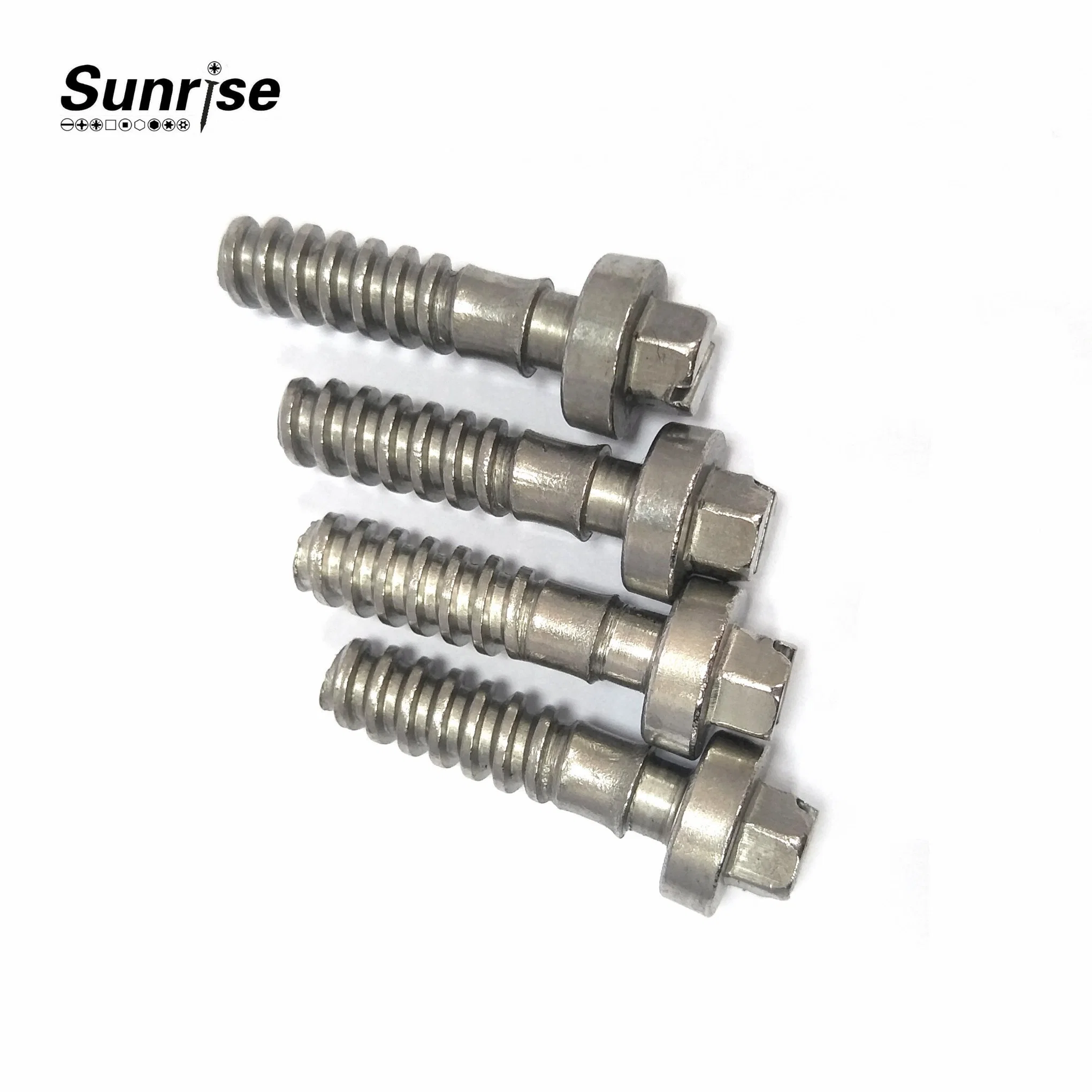 China Factory Custom Clamp Screw Nickel Plating Stainless Steel 304 Metal Clamp Pipe Clip Screws for Hose Clamps