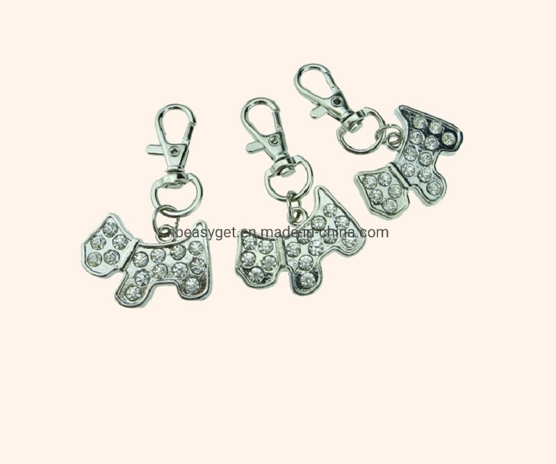 PET Charm Tag cão forma rinoceronte pingente Acessórios para cães Esg16523