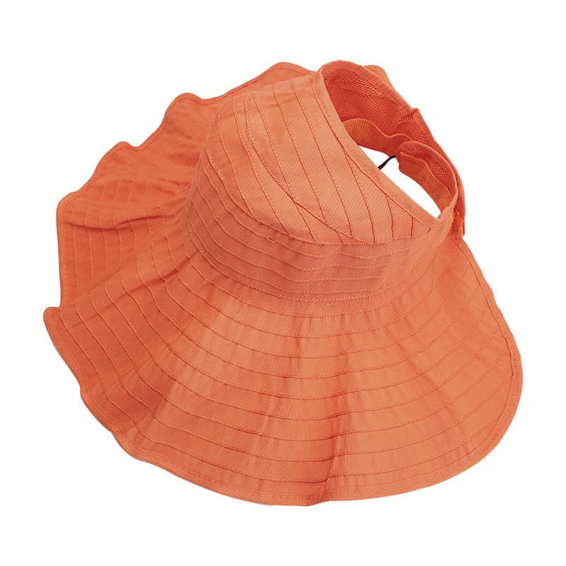 Dobragem de moda de largura do rolo do Visor de bordo rasante para senhora Chapéu