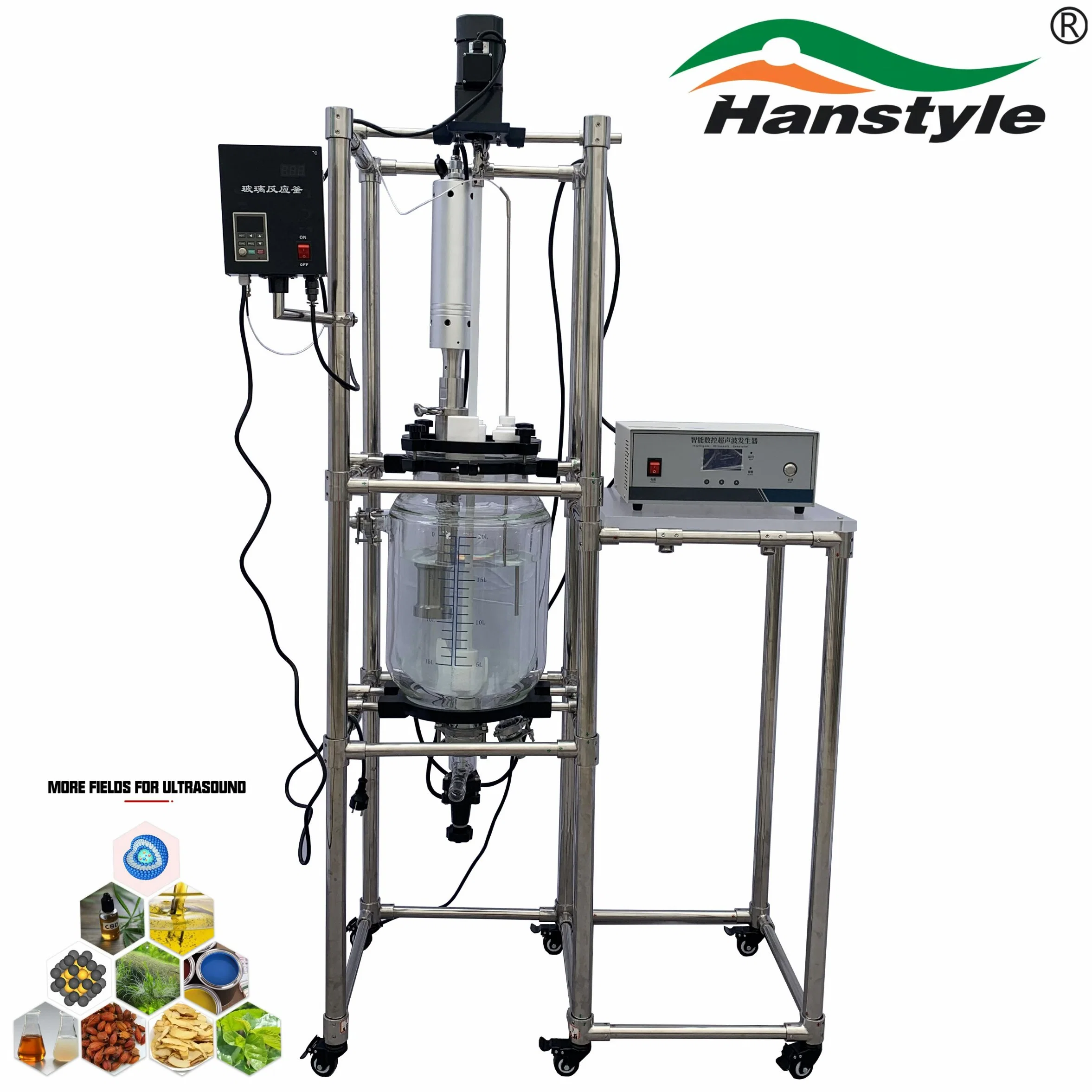 3000W High Frequency Ultrasonic Homogenizer Machine for Medical Herb Mixing Extraction