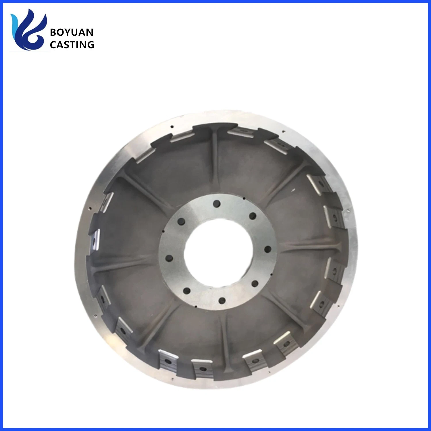 Molde de metal de aleación de aluminio de fundición de presión inferior del cubo de rueda ventilador