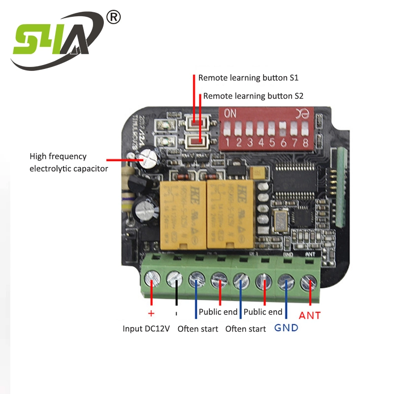 Rx Multi 300-900MHz Aprimatic TR2 TR4 TM4 Rolling Code de l'interrupteur du récepteur de commande à distance