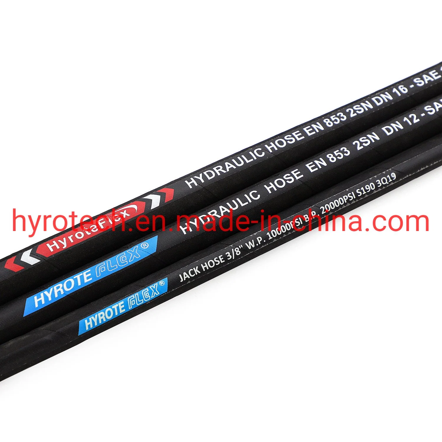 China Good Quality High Pressure Hydraulic Hose SAE 100r1at/R2at Steel Wire Braided