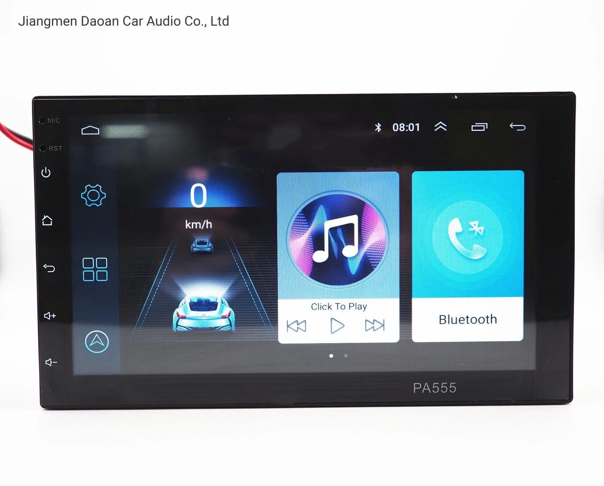 Voiture double DIN 7 pouces Android MP5 lecteur audio OEM et ODM