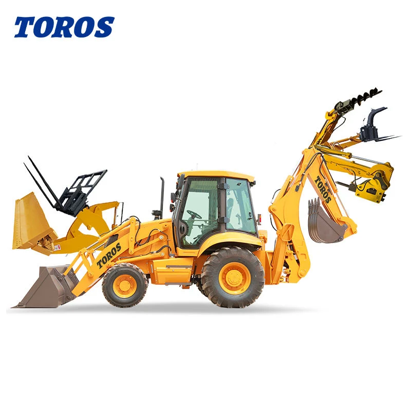 3 Ton Rad Baggerlader zum Verkauf Vorderradlader 5 Ton Hydraulic Loader Backhoes Preise Fabrik