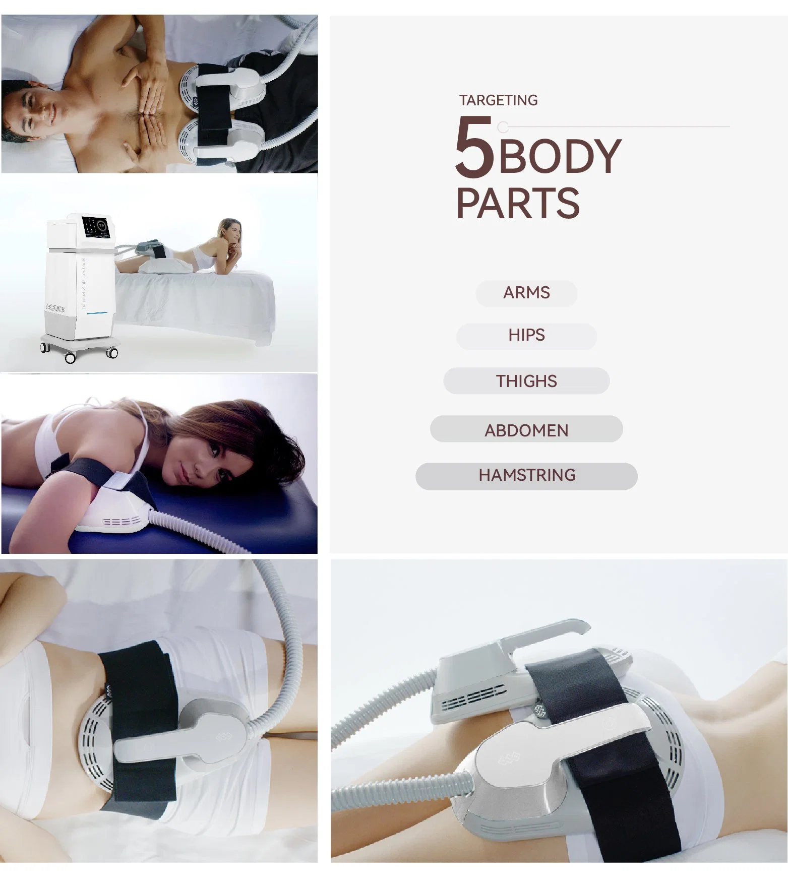 EMS Body Sculpting Machine 4 Handle Emslim Nova Neo RF EMS Muscle Stimulator Body Sculpt Emslim Machine