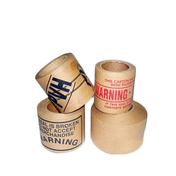 Kraft Sealing Tape Kraft Water Activated Tape Reinforced Kraft Paper Tape