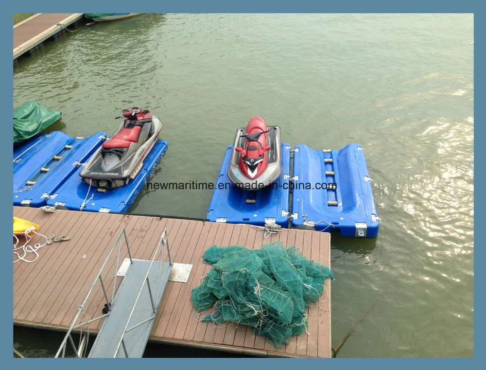 Remplis de mousse / quai flottant de bateaux à moteur utilisé pour soulever le Jet Ski