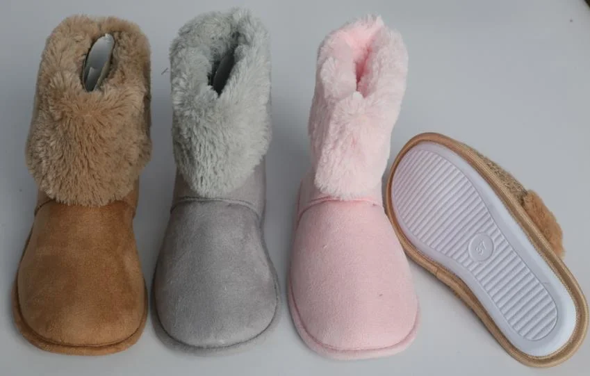 Suede Plush Winter Warmest Lady Indoor Boots