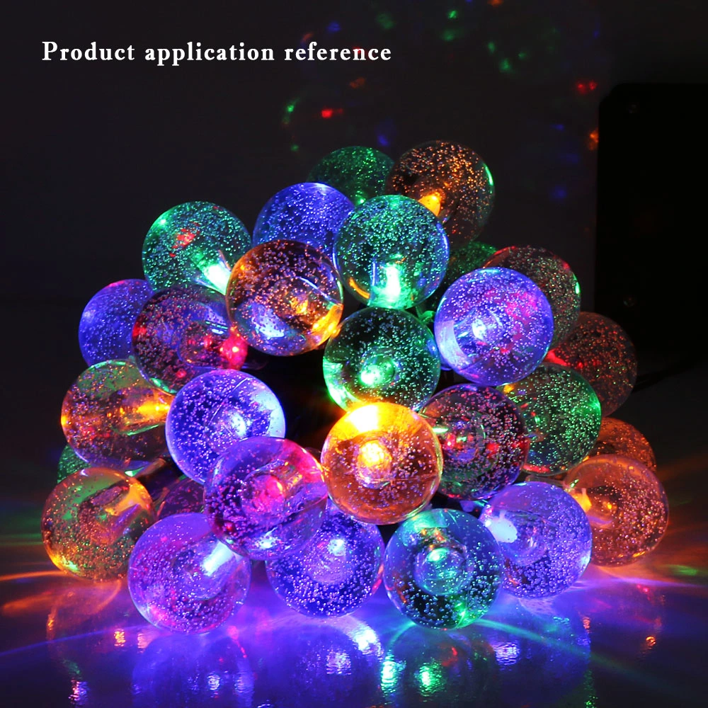 Wedding Party Multicolorful Ground Wall Solar String Strip Decoration LED Bulb Ball Lantern Lamp Light Factory Original