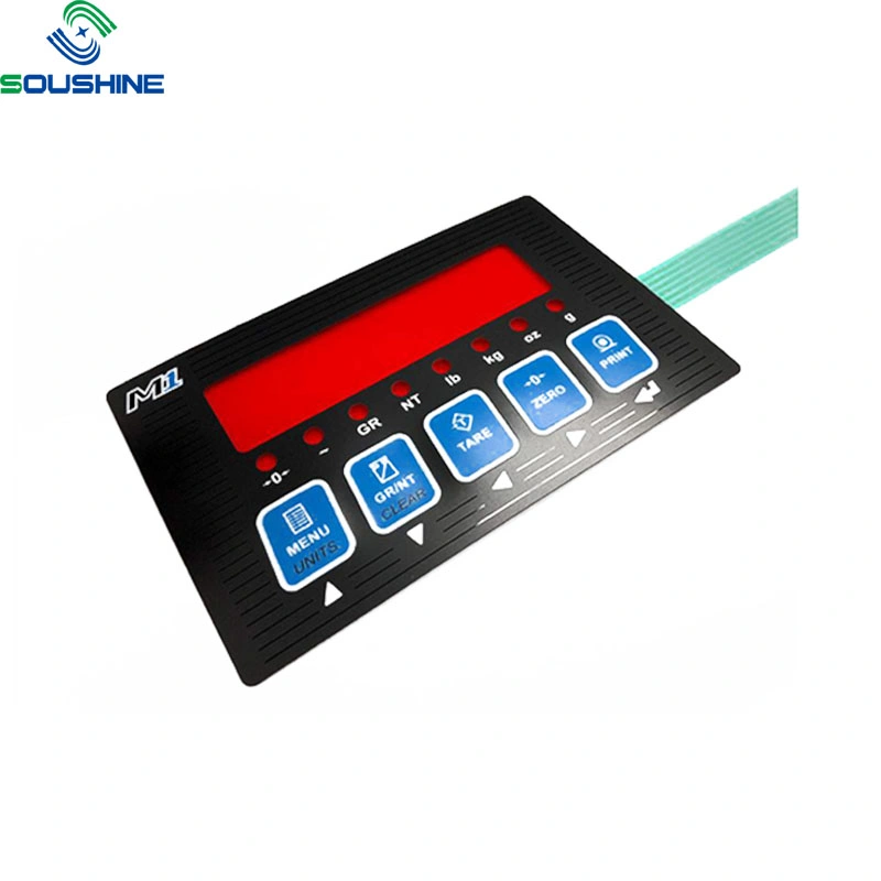 High quality/High cost performance  Electronic Silk Printing Membrane Keypad for Beckhoff