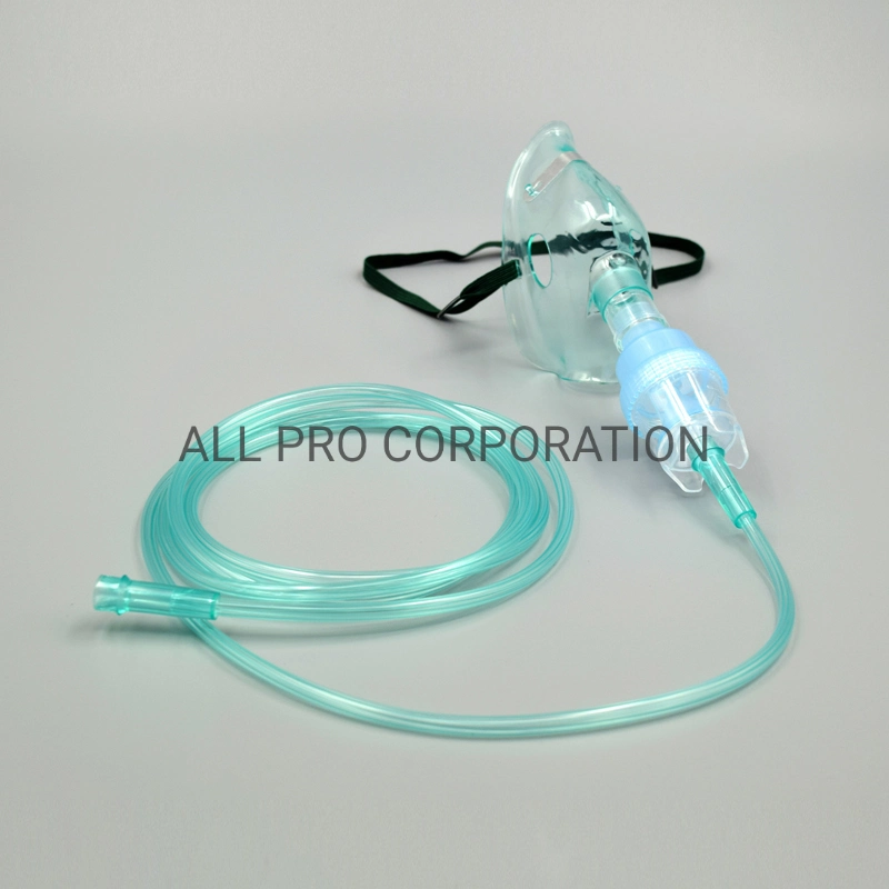 Quirúrgico médicos desechables, depósito de suministros de oxígeno de la bolsa de PVC Bipap Non-Woven 3ply RCP de CPAP respirar nebulizador KN95 tipo de anestesia Iir traqueostomía máscara facial