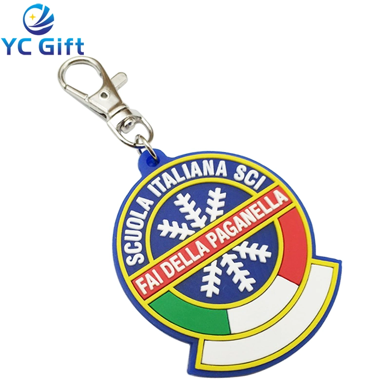 Wholesale/Supplier Custom Soft PVC Blank Plastic Keyrings Fashion Decoration Souvenir Eagle Keychain Sublimation Blanks Key Holder Toys for Promotional Gift