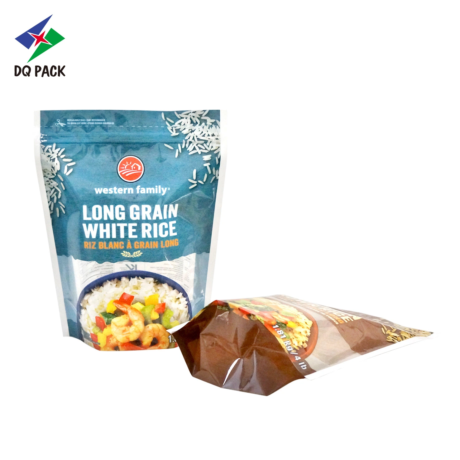 Plastic Bag Food Grade Bag Packaging Zipper Bag for Candy Snack Food Bag Doypack, Rice Pouch Bag Food Packaging Bag