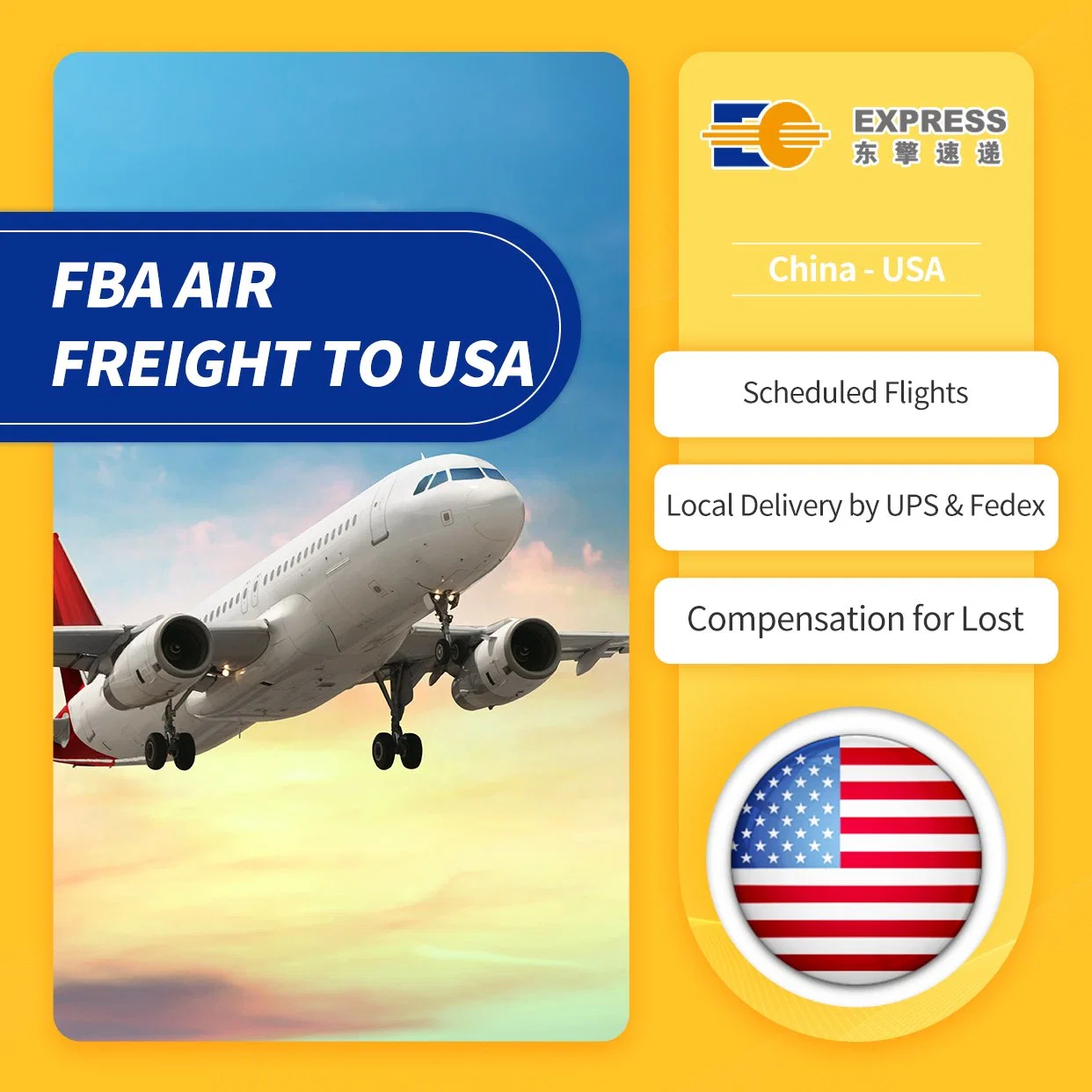 Air Freight Cargo Express Best Shipping Agent Service From China to Brazil