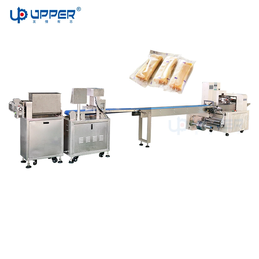 Extruder Packaging Machines Dough Candy Steamed Buns Pie Cake Biscuit Bread Fondant Snack Plastic Bagging Food Clay Pasta Flow Pillow Extruder Packing Machine