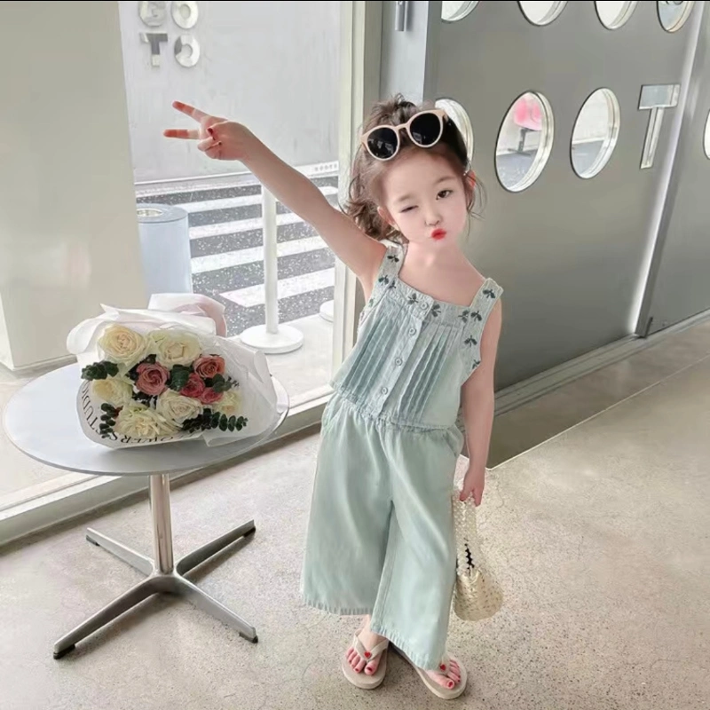 China-Based Kids Clothing Manufacturers with International Shipping Little Girl's Summer Kids Wear