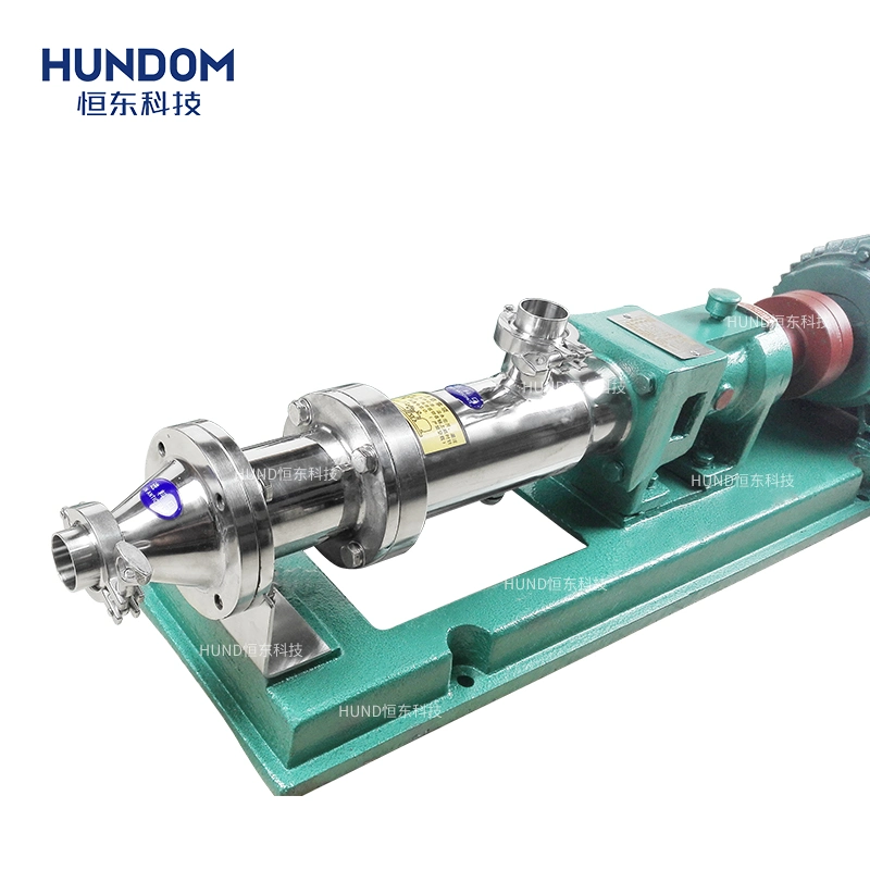 Stainless Steel Corrosive Chemical Mud Slurry Pump Eccentric Single Mono Screw Pump